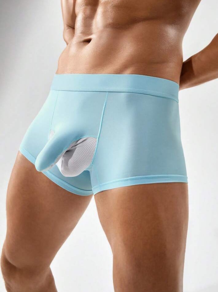 MAD-MEN Men's Mesh Splicing Sexy Underwear